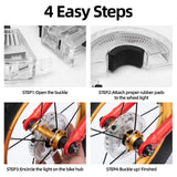 ROCKBROS led bike wheel light kids