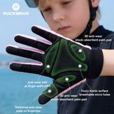 Kinder Fahrradhandschuhe Ganzfinger mit Hard Shell Schutz