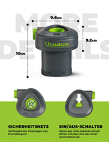 Qunature elektrische Luftpumpe mit 2-in-1 Funktion zum Aufblasen und Ablassen