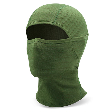 qunature schwarze balaclava aus winddichtem fleece