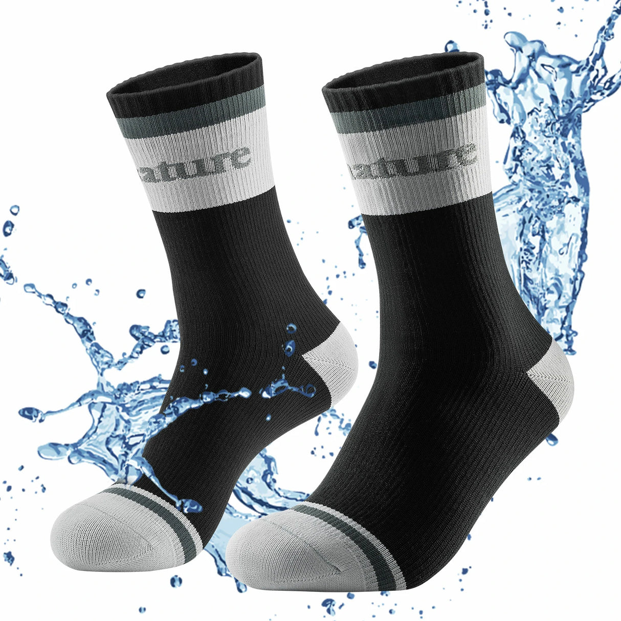 qunature wasserdichte unisex-socken