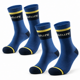 Qunature wasserdichte Fahrradsocken – Blau, 2 Paar