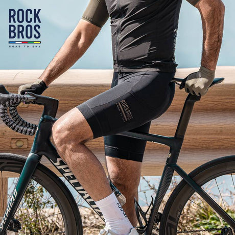 ROAD TO SKY Herren Fahrradhose atmungsaktive Radlerhose mit 4D Sitzpolster - ROCKBROS-EU