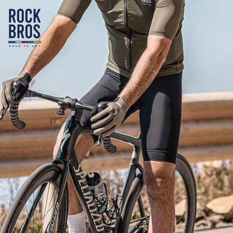 ROAD TO SKY Herren Fahrradhose atmungsaktive Radlerhose mit 4D Sitzpolster - ROCKBROS-EU