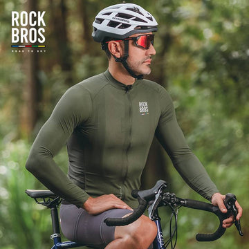jersey stoff rennrad ROAD TO SKY Men's Long Sleeve Cycling Bicycle Jersey丨ROCKBROS – ROCKBROS-DE Berserk Lifting Belts Fahrradhelm KTM Lady Line Racer Air Lone Pants (Size):32