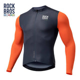 ROAD TO SKY Herren Langarm-Radtrikot Fahrrad Jersey für MTB & Rennrad - ROCKBROS-EU