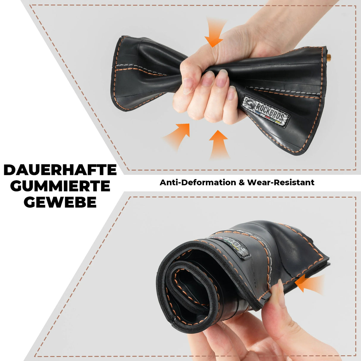 ROAD TO SKY nachhaltiger Beutel aus recycelten Reifen mit 0,7 L