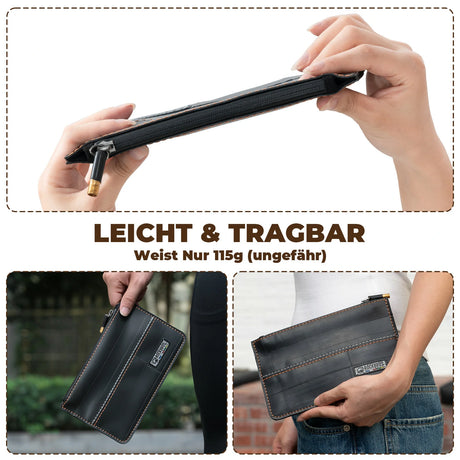 ROAD TO SKY nachhaltiger Beutel aus recycelten Reifen mit 0,7 L