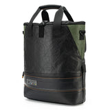 road-to-sky 12l roll-top gepäckträgertasche aus tyvek® und recycelten reifen