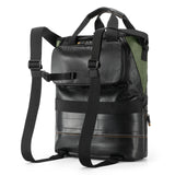 road-to-sky 12l roll-top gepäckträgertasche aus tyvek® und recycelten reifen