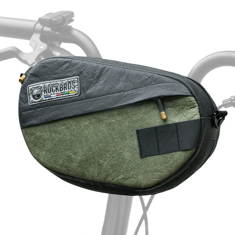 road-to-sky 2.5l lenkertasche aus tyvek® und recycelten reifen,