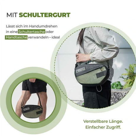 road-to-sky 2.5l lenkertasche aus tyvek® und recycelten reifen,