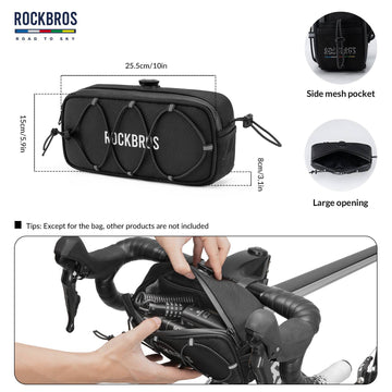 lenkertasche rennlenker Road to Sky Wasserdichte Reflektierende Lenkertasche – ROCKBROS-DE