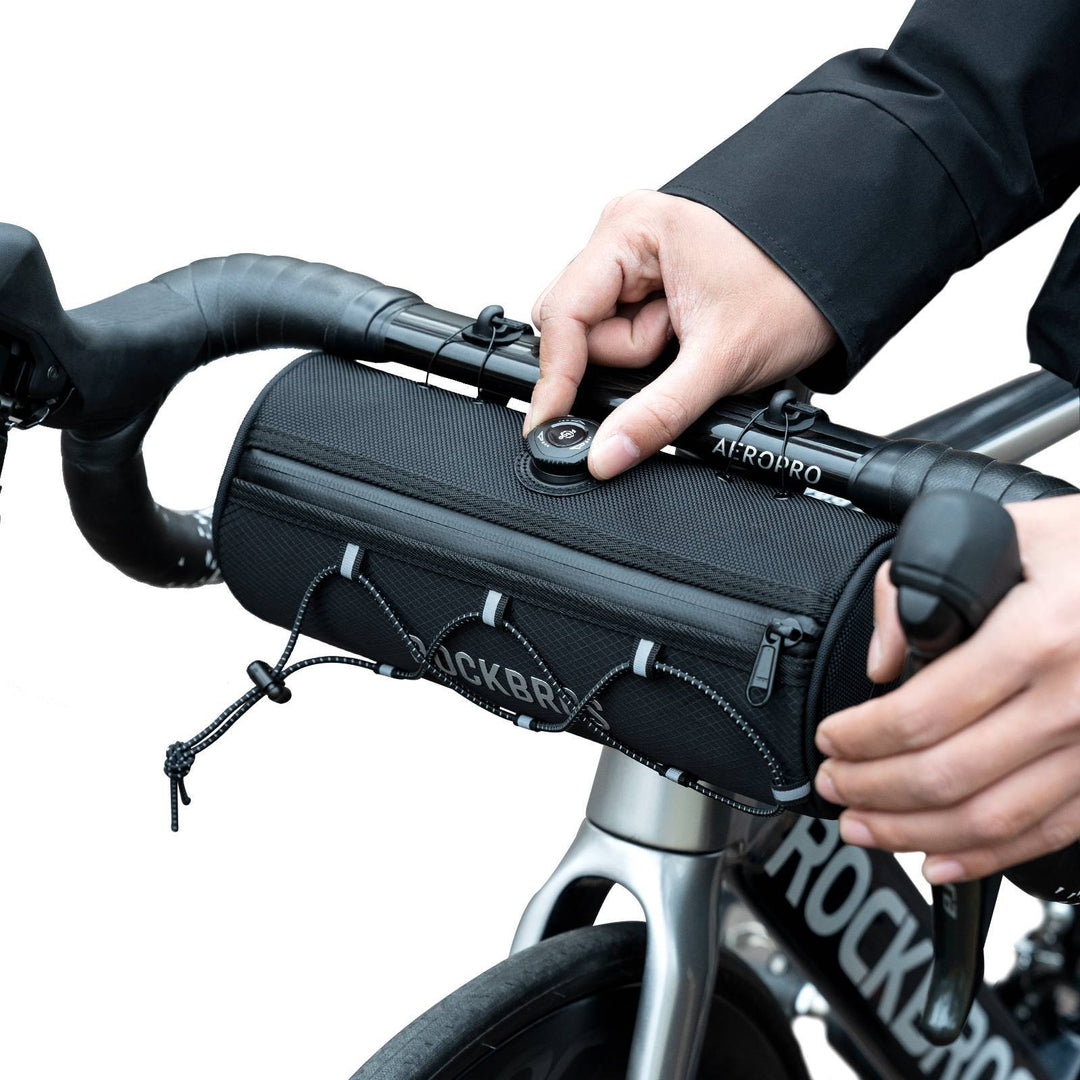fahrradschloss farbe stinkt ROAD TO SKY waterproof reflective cylindrical handlebar bag