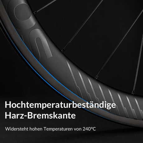 ROCKBROS 700C Carbon Laufradsatz 65mm Scheibenbremse Steckachse Laufrad Set für Rennrad - ROCKBROS-EU