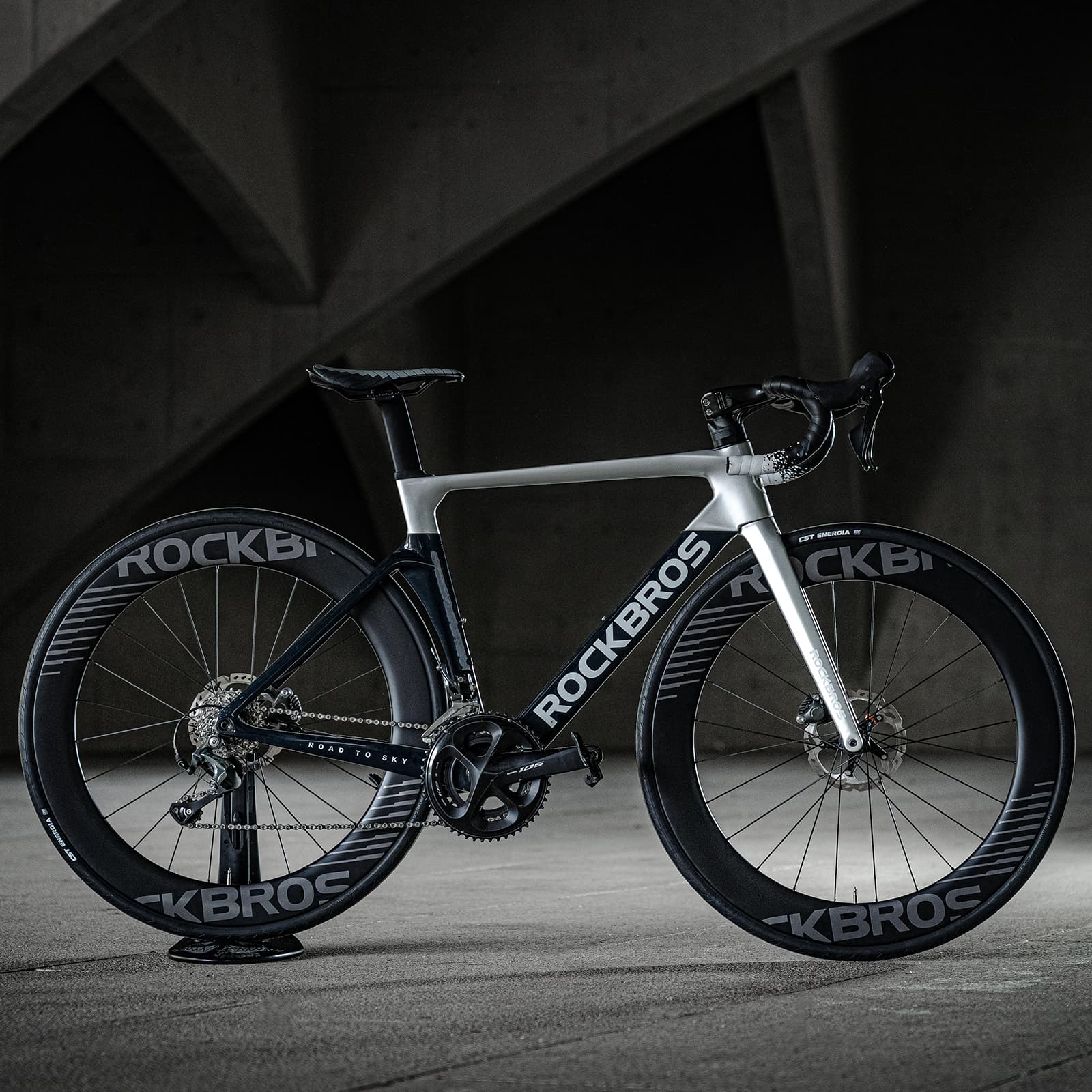 700C Gravel Bike Rahmensatz – Aluminiumrahmen & Carbon-Gabel, 46/48/50 Cm, Für Scheibenbremsen, Steckachse