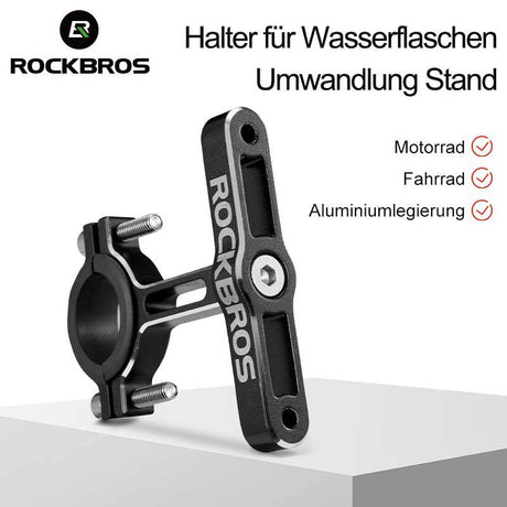 ROCKBROS Alu Universal Flaschenhalter Adapter für Fahrrad und Motorrad - ROCKBROS-EU