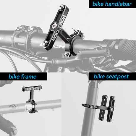 ROCKBROS Alu Universal Flaschenhalter Adapter für Fahrrad und Motorrad - ROCKBROS-EU