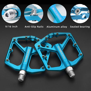 pedale 9/16 ROCKBROS aluminum platform pedals 9/16 inch for MTB e-bike city bike –  ROCKBROS-DE