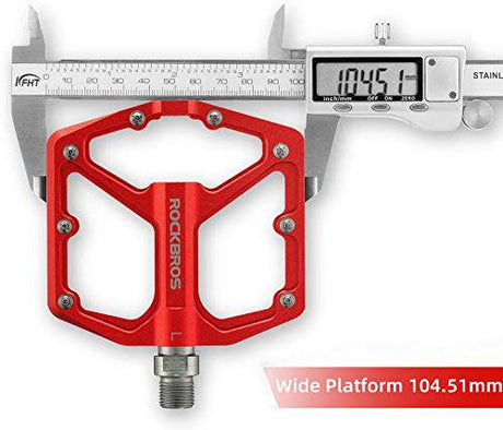 ROCKBROS Aluminium Platform Pedale 9/16 Zoll für MTB E-Bike Stadtrad - ROCKBROS-EU