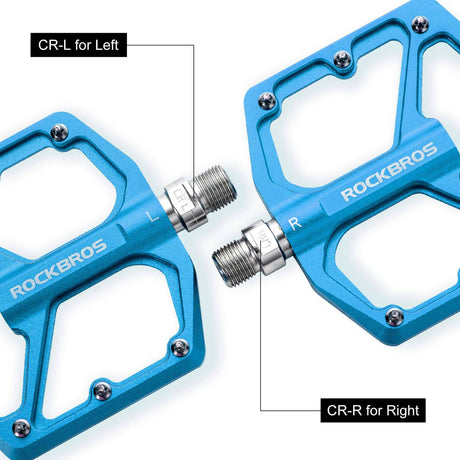 ROCKBROS Aluminium Platform Pedale 9/16 Zoll für MTB E-Bike Stadtrad - ROCKBROS-EU