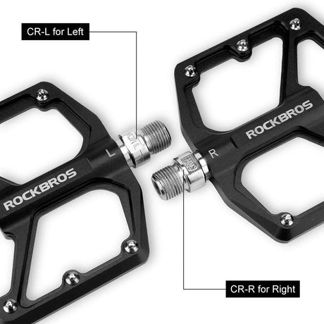 ROCKBROS Aluminium Platform Pedale 9/16 Zoll für MTB E-Bike Stadtrad - ROCKBROS-EU