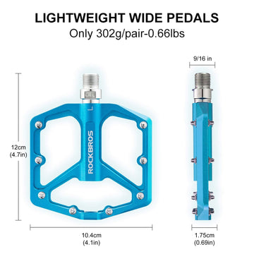 ROCKBROS 9/16 Fietspedalen, MTB-pedalen van Aluminiumlegering