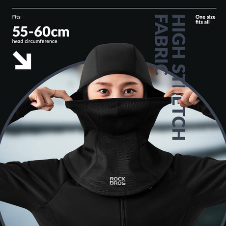 ROCKBROS Balaclava Herbst Winter Skimaske Atmungsaktiv Gesichtshaube - ROCKBROS-EU