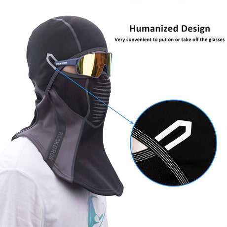 ROCKBROS Balaclava Winter Thermal Fahrrad Vollgesichtsmaske Sturmmaske - ROCKBROS-EU