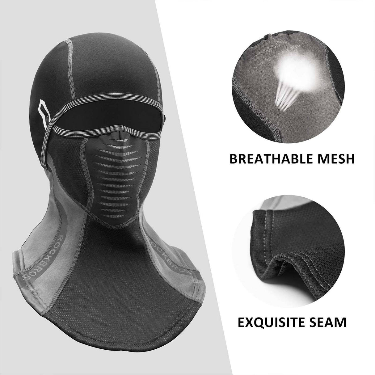 ROCKBROS Balaclava Winter Thermal Fahrrad Vollgesichtsmaske Sturmmaske - ROCKBROS-EU