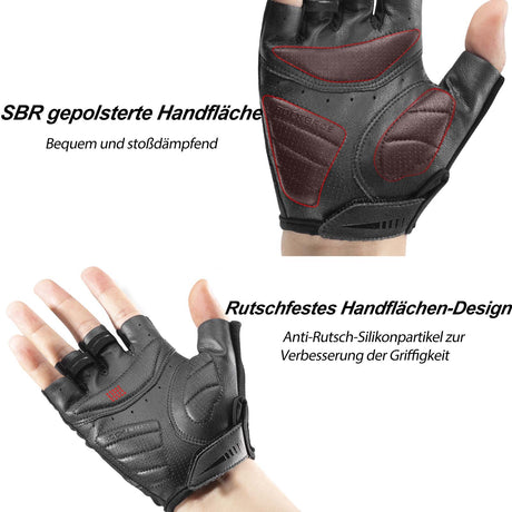 ROCKBROS Bunte reflektierende Kurzfingerhandschuhe - ROCKBROS-EU