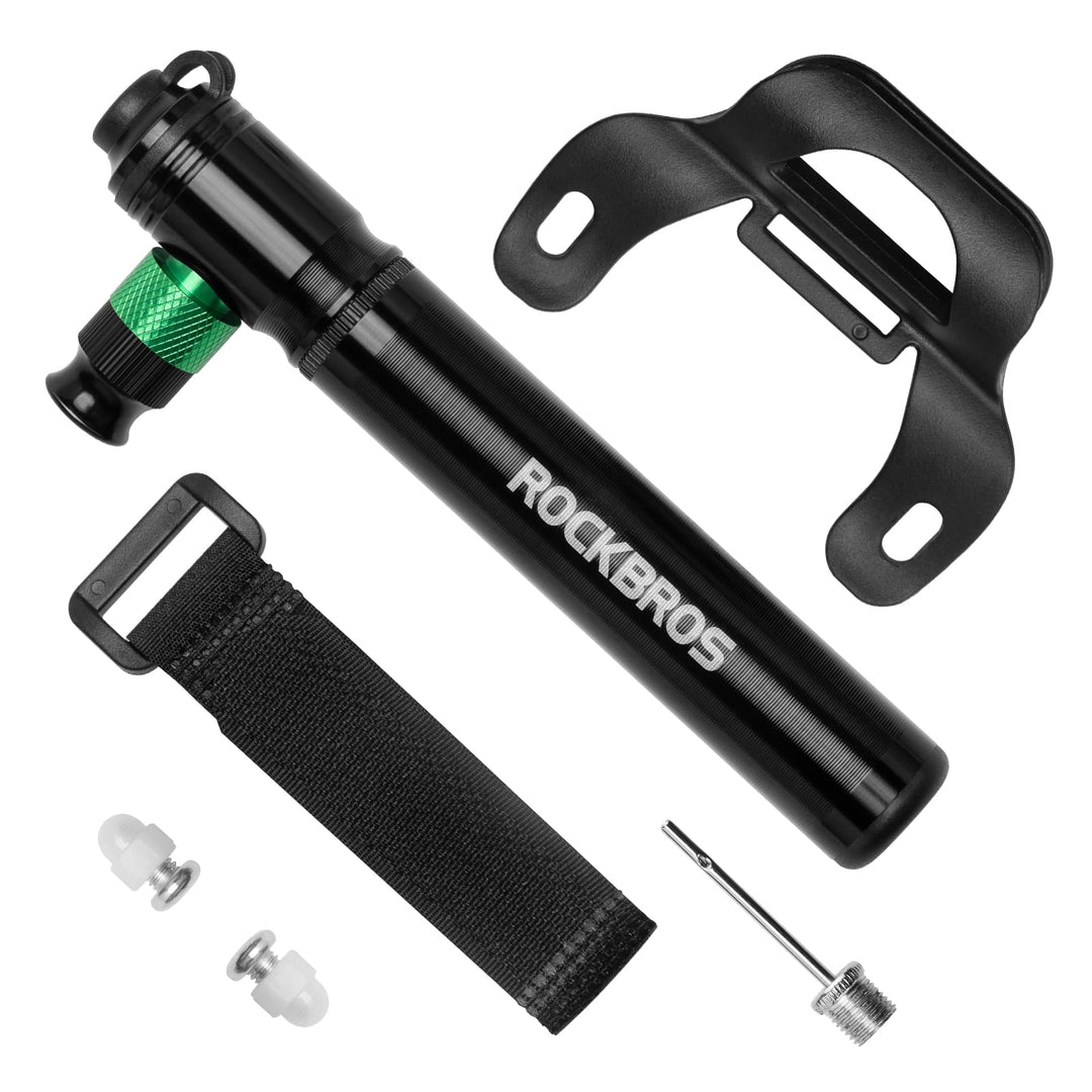 ROCKBROS CO2 Fahrradpumpe 110 PSI Aluminium Minipumpe Schwarz – ROCKBROS-DE