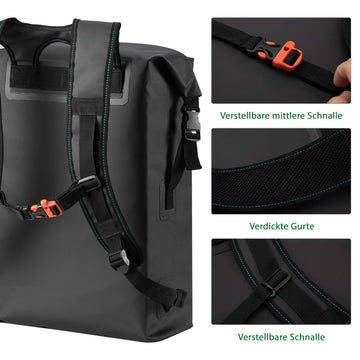 reiserucksack wasserdicht Dry Bag wasserdicht Reiserucksack mit Vordertasche 20L – ROCKBROS-DE