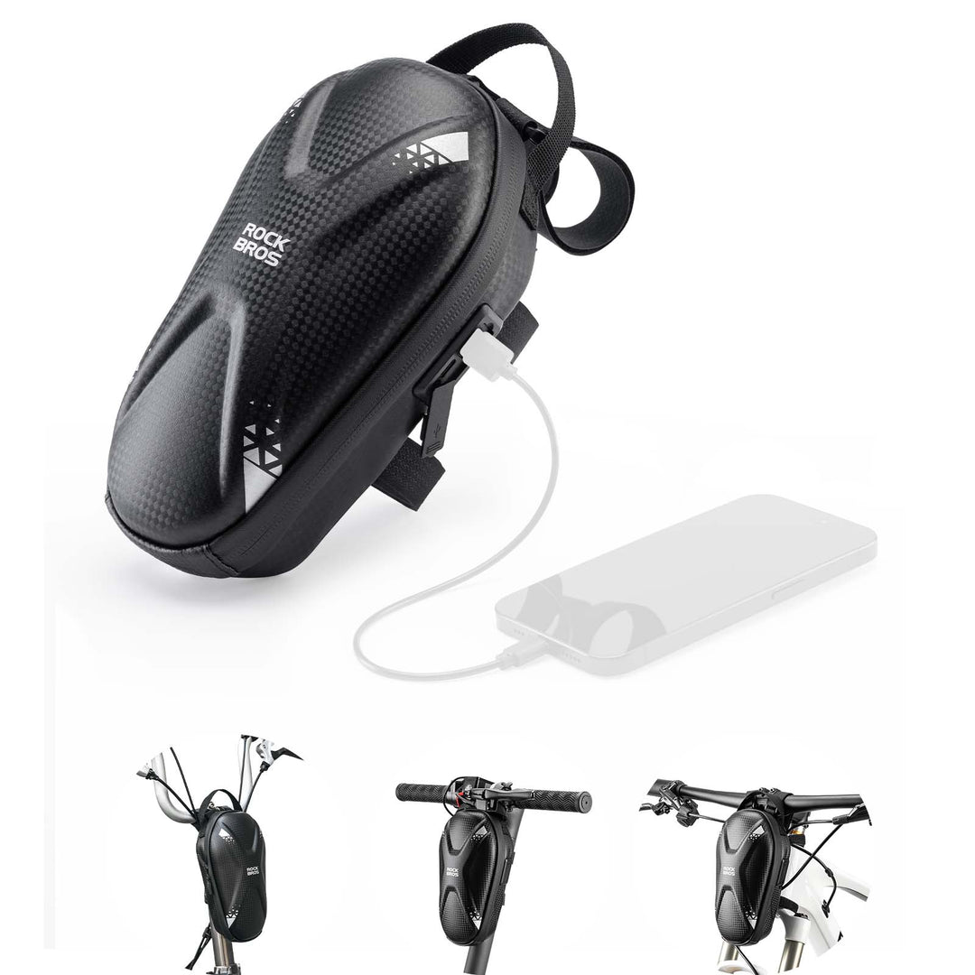 e-scooter lenkertasche Wasserdichte E-Scooter Lenkertasche mit USB-Anschlüsse – ROCKBROS-DE