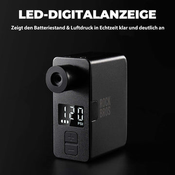 ROCKBROS Elektrische Fahrradpumpe MINI-Pumpe AS1 Pro ultrakompakte ROCKBROS-DE ROCKBROS Elektrische Fahrradpumpe MINI-Pumpe AS1 Pro ultrakompakte ROCKBROS-DE