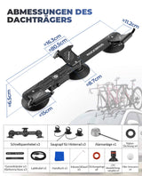 ROCKBROS Elektrischer Fahrradträger mit Saugnapf - ROCKBROS-EU