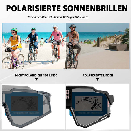 ROCKBROS elektronische Selbsttönend Brille intelligente Fahrradbrille - ROCKBROS-EU