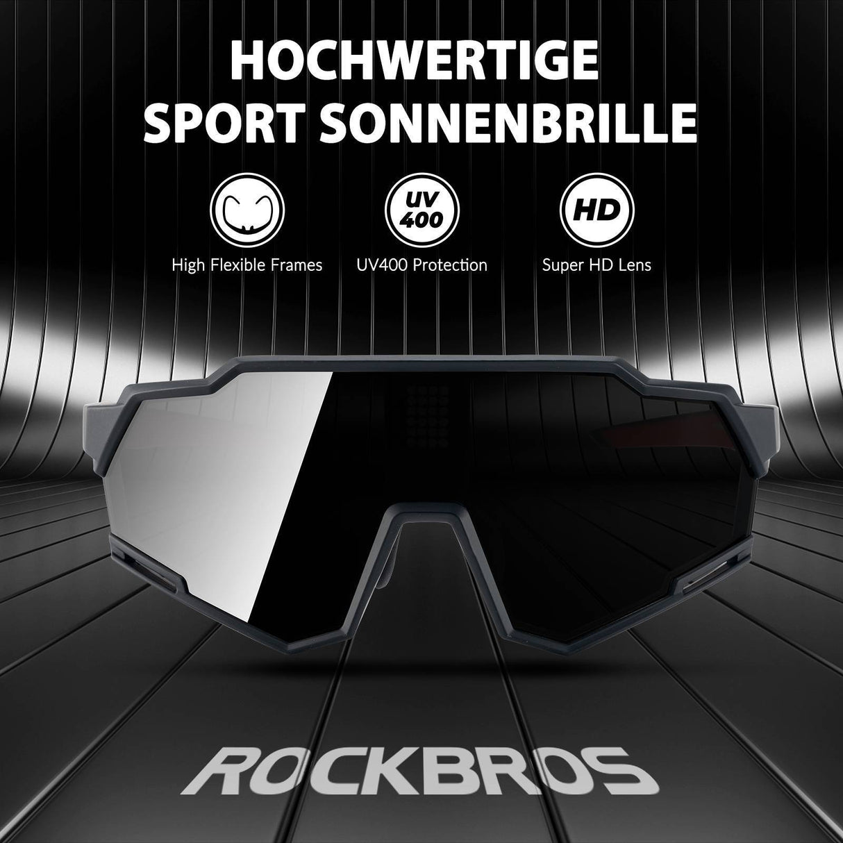 ROCKBROS elektronische Selbsttönend Brille intelligente Fahrradbrille - ROCKBROS-EU