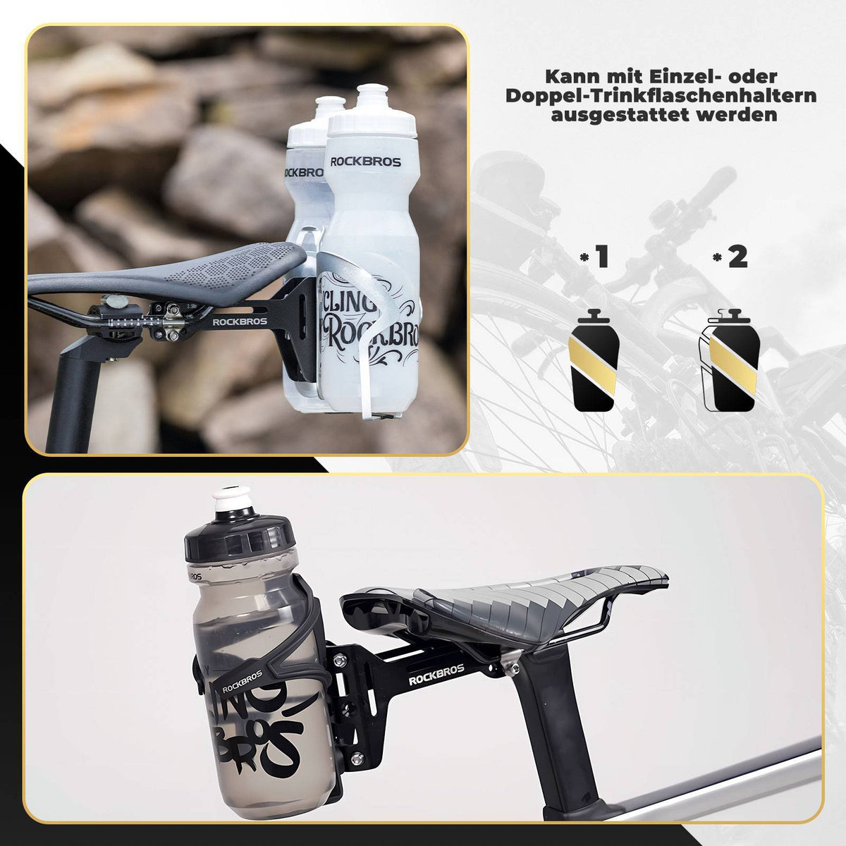 flaschenhalter für fahrradrahmen fahrrad ROCKBROS Adapter Aluminum Einstellbar Halterung – ROCKBROS-DE Frame Size:XL 48cm Aktenschrank Büroschrank Metallschrank Stahlschrank Farbe_Creme