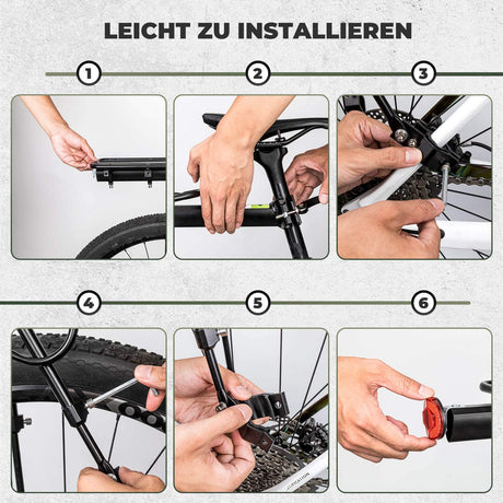 ROCKBROS Fahrrad Gepäckträger mit Reflektor und Schnellspanner 24-29 Zoll - ROCKBROS-EU