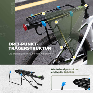 gepäckträger 24 zoll fahrrad ROCKBROS Fahrrad Gepäckträger mit Reflektor & Schnellspanne 24-29 Zoll – ROCKBROS-DE