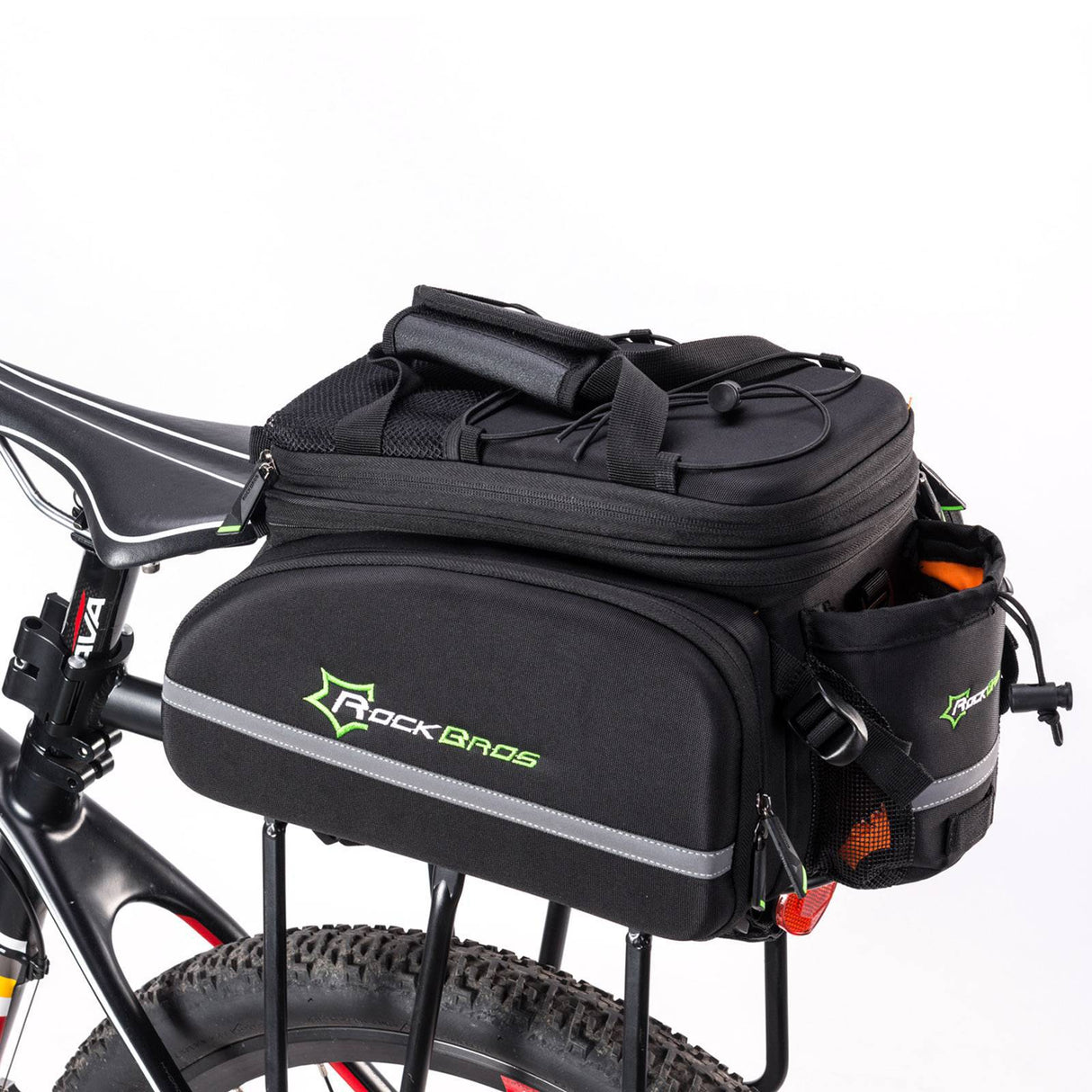 ROCKBROS Fahrrad Gepäckträgertasche wasserdichte mit Regenschutz 17-35L - ROCKBROS-EU