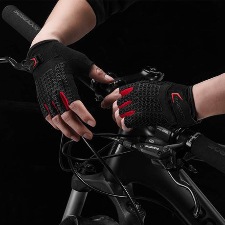 ROCKBROS Fahrrad Handschuhe Damen Herren Halbfinger Fahrradhandschuhe - ROCKBROS-EU