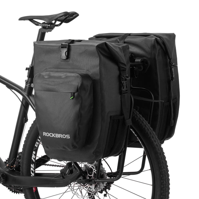 ROCKBROS Fahrrad hinter Gepäckträgertasche wasserdicht 20-27L für E-Bike/Rennrad/MTB - ROCKBROS-EU