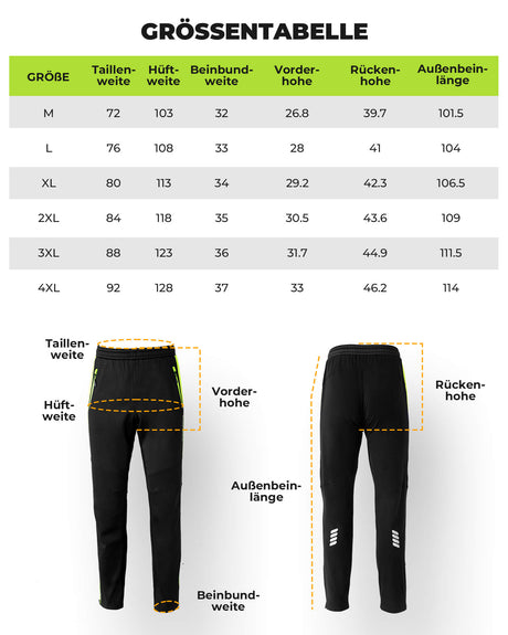 ROCKBROS Fahrrad Hose Wasserdichte Radlerhose Frühling Leuchtendes Grün - ROCKBROS-EU