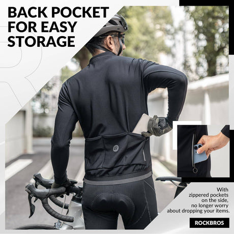 ROCKBROS Fahrrad Jacke & Hose Frühling Anzug Sportlich Fahrradbekleidung - ROCKBROS-EU