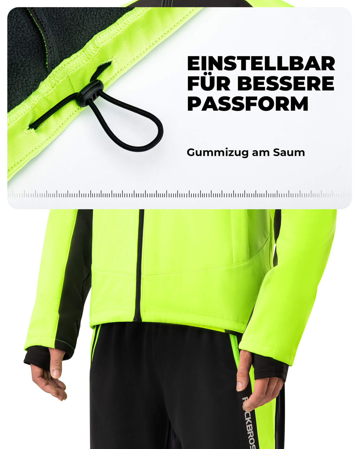 ROCKBROS Fahrrad Jacke & Hose Frühling Fahrradanzug Leuchtendes Grün - ROCKBROS-EU