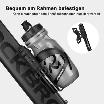 fahrradpumpe presta ROCKBROS Fahrrad Minipumpe 100 PSI Luftpumpe Presta & Schrader Ventile – ROCKBROS-DE