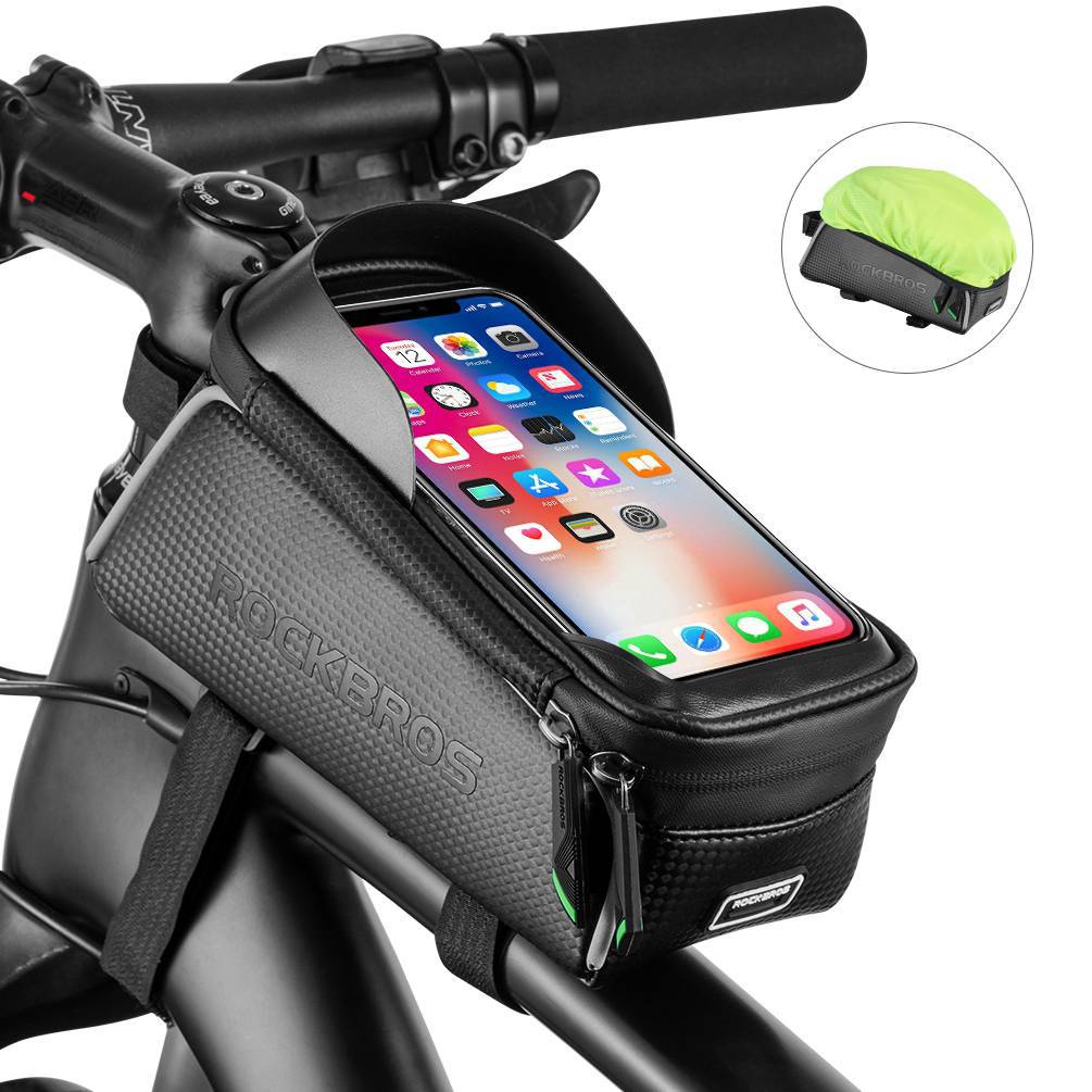 ROCKBROS Fahrrad Oberrohrtasche 6,5 Zoll Touchscreen Wasserdicht - ROCKBROS-EU