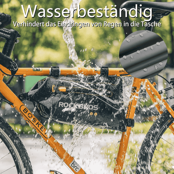 diamant 135 schutzblech Schwarze 3,5L Wasserdichte Rahmentasche & Dreiecktasche – ROCKBROS-DE